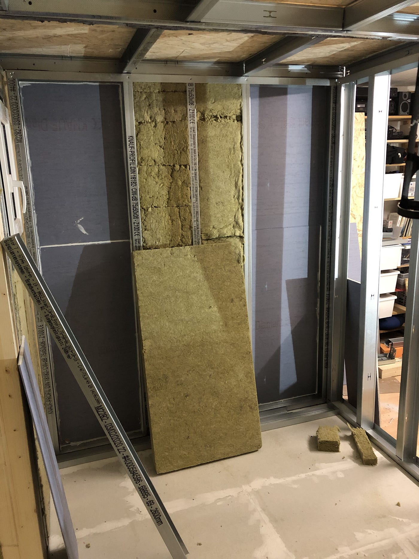 Ventilation frame construction