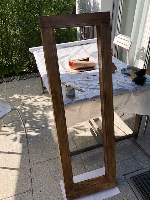 Painted frame